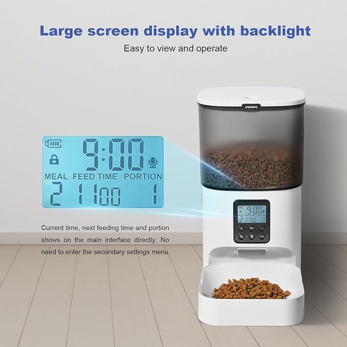 Automatic Cat Feeder, Cat Food Dispenser - Image 9