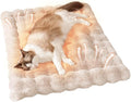 Self-Warming Cat Bed, Plush Faux Fur Pet Bed Mat by COZYHOMECHICSTYLE