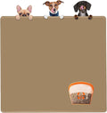 Extra Extra Large Silicone Dog Food Mat 39.4×43.3in and 128oz Silicone Bag Set by Unknown