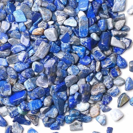 YATOJUZI Lapis Lazuli Aquarium Gravel Rocks Bulk Wholesale Tumbled Crystals by YATOJUZI