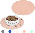 Ptlom Pet Food Mat for Dog and Cat Placemat 2 Pcs, Mat for Prevent Food and by PTLOM