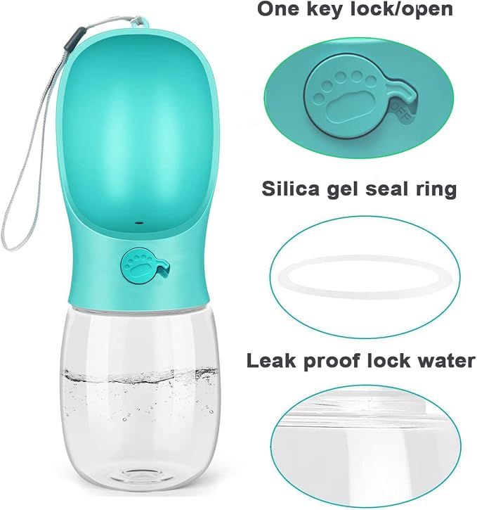 Kalimdor Dog Water Bottle, Leak Proof Portable Puppy Water Dispenser - Image 2