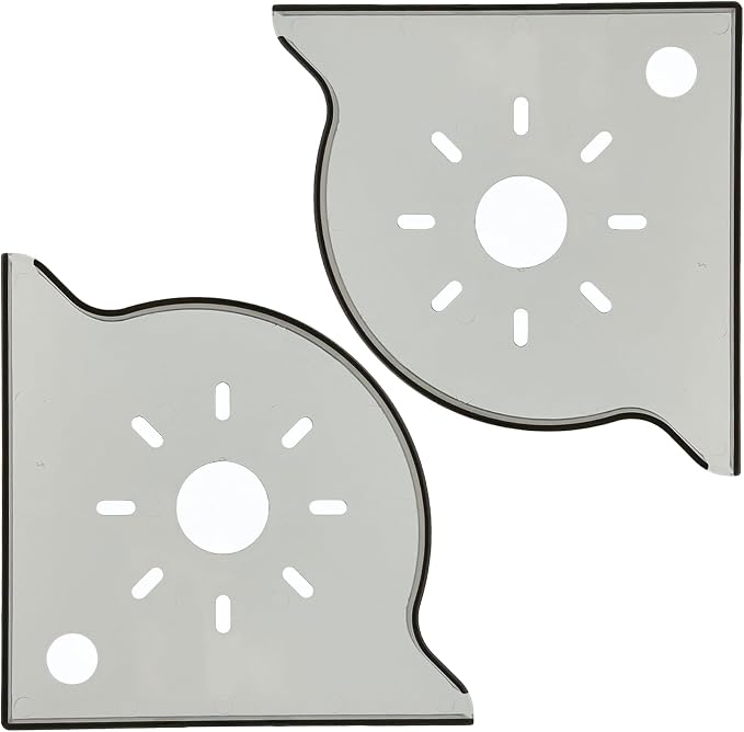 Aquarium Plant Holder for Rimless Fish Tank – 2 Pcs Corner Shelf for Fish Tank by Unknown