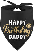 Happy Birthday Daddy Dog Bandana Black Puppy Bandanas Birthday Decorations by Cawnefil