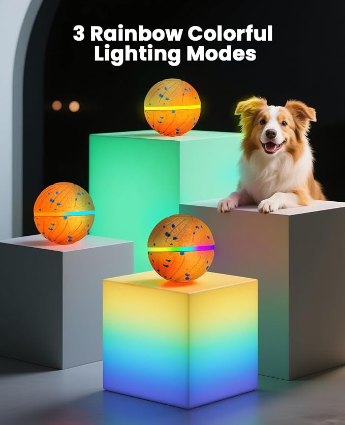 Smart Interactive Dog Balls, Automatic Moving Ball - Image 3