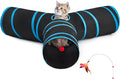 Tempcore Pet Tunnel Tube Cat Toys 3 Way Collapsible, Cat Tunnels by Tempcore