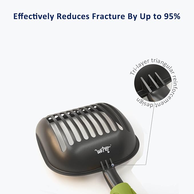 WePet Cat Litter Scoop, Non-Stick Plated Aluminum Alloy Sifter, Kitty Durable - Image 4