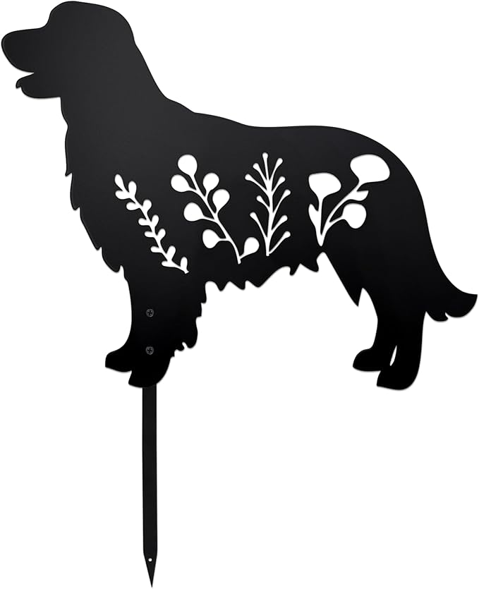 Dog Garden Stake by Unknown