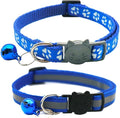2 Pack Cat Collars Quick Release Reflective Kitten Collar by Unknown