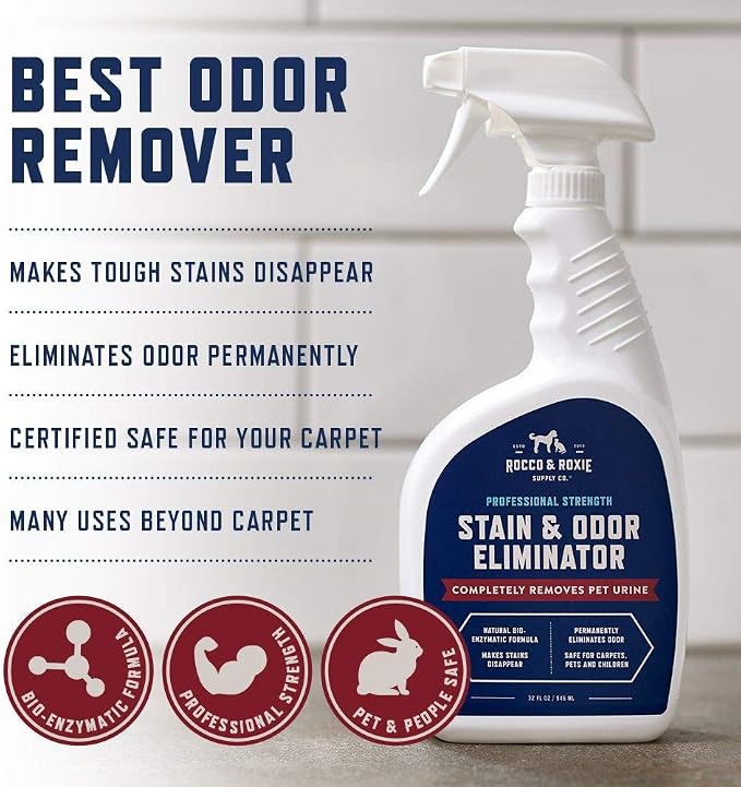 Rocco & Roxie Supply Co. Stain & Strong Odor Eliminator, Enzyme Cleaner - Image 2