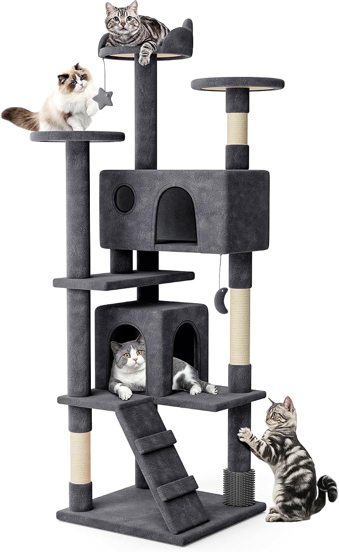 MoNiBloom 77 Inch Cat Tree Tower by Monibloom