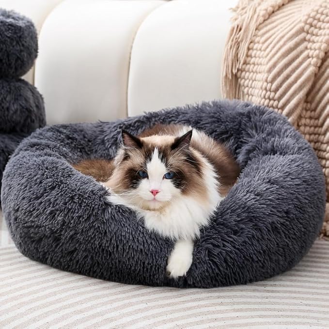 Donut Dog Bed Small Pet Bed Cat Bed Pet Beds Puppy Bed Kitten Bed Rabbit Bed - Image 2