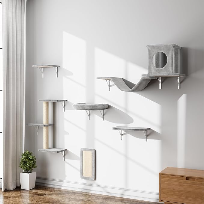 NUNU LAB Cat Wall Shelves, Indoor Cat Furniture - Image 2