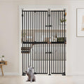 unipaws 75" High Extra Tall Cat Gate, Auto Closing and No Drilling Safety Gate by unipaws