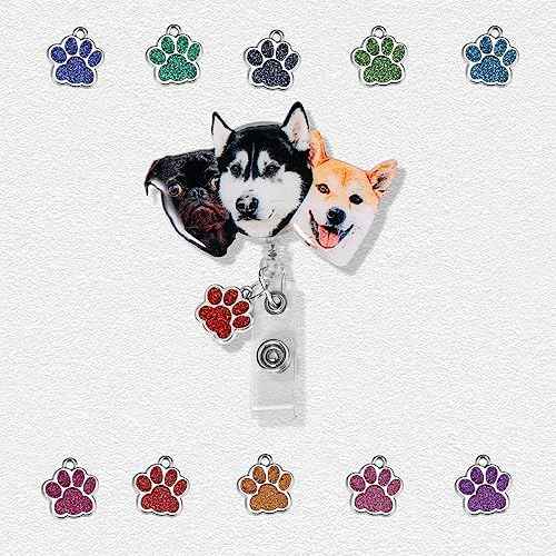 callie Personalized Pet Badge Reel - Custom Dog & Cat Photo, Cute ID