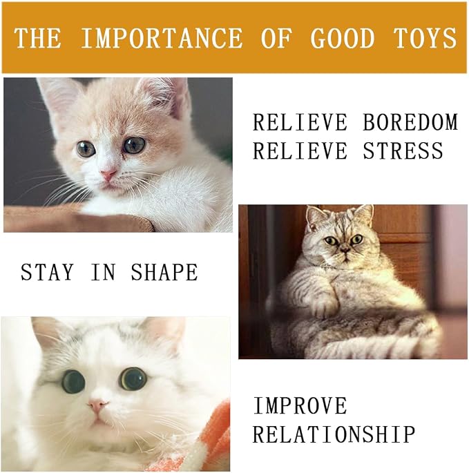 24 PCS Cat Worm Toy Replacement Teaser - Image 7