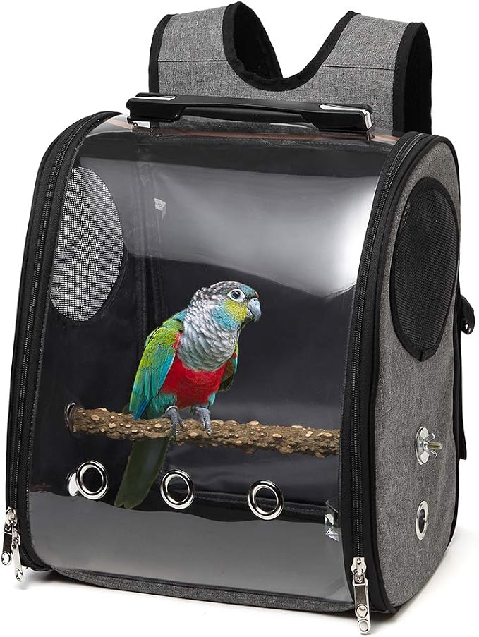 Bird Parrot Backpack Carrier Travel Bag by Gatycallaty