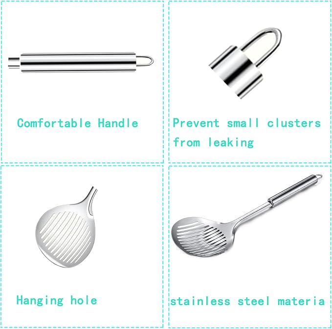 Cat Litter Scooper Accessories, Cat Litter Scoop Metal Cat Poop Sifter Pet - Image 2