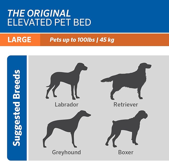 Coolaroo Original Elevated Dog Bed - Image 6