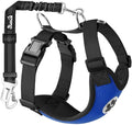 SlowTon Dog Seat Belt Harness for Car, Dog Car Harness Adjustable Mesh by SlowTon