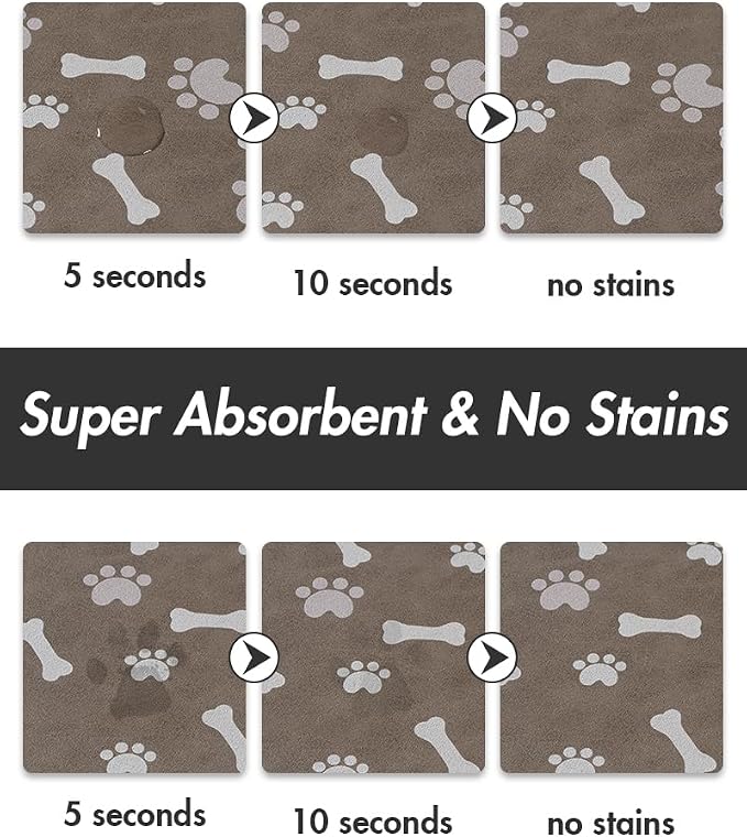 MontVoo Dog Food Mat-Large Pet Feeding Mat - Image 2