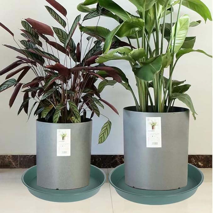 4 Pack of 14 inch Plant Saucer, Heavy Duty Round Plant Trays - Image 6