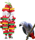 Bird Chewing Toy Large Medium Parrot Cage Bite Toys African Grey Macaws by KINTOR