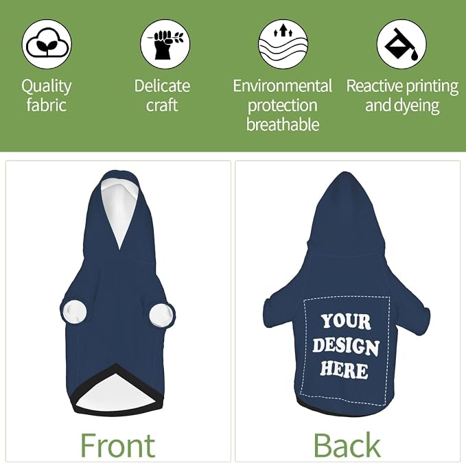 Dog Costume, Custom Dog Hoodie, Dog Name Costume Holiday Pet Pajamas Outfit - Image 4