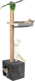 XiaZ Cat Window Perch with Tall Scratching Post, Sleeping & Watching Birds by XiaZPet