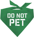Do Not Pet Dog Bandana by TeesTails