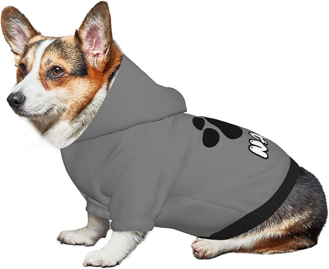 Custom Dog Hoodie Warm with Your Photo Text Logo Name Personalized Dog Clothes - Image 3