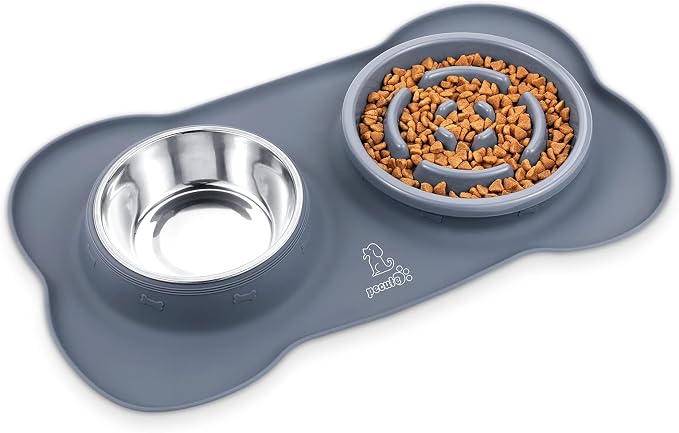 Pecute Slow Feeder Dog Bowls to Slow Down Eating, Dog Bowl Slow Feeder by pecute