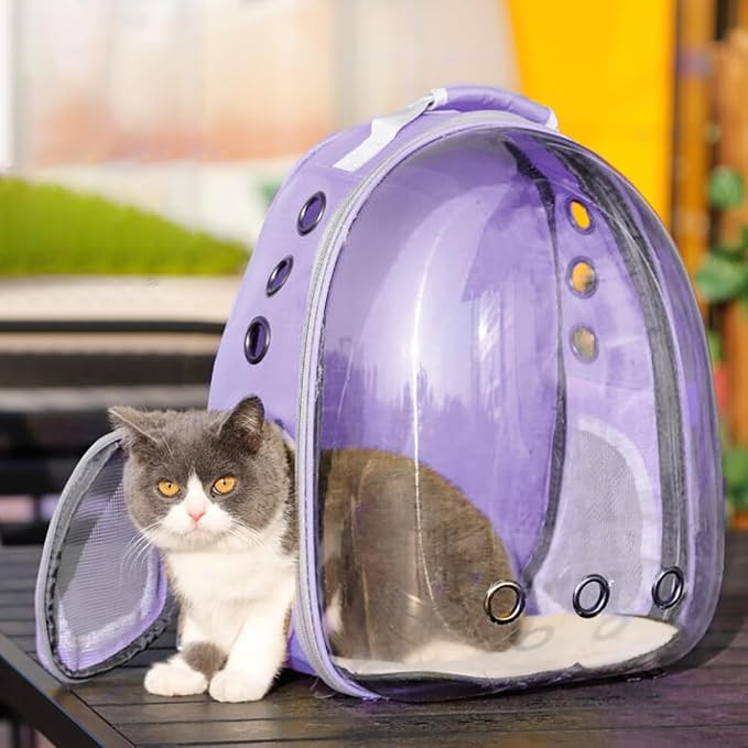 Cat Backpack Carrier Back Expandable Bubble Pet Carrier Backpack - Image 6