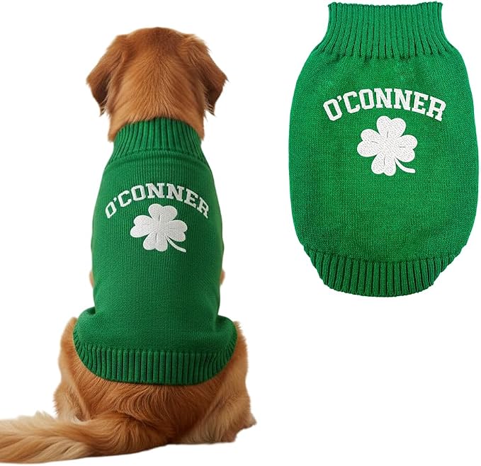 Personalized Dog Sweater, Custom Knit Sweater by GrewearFashion