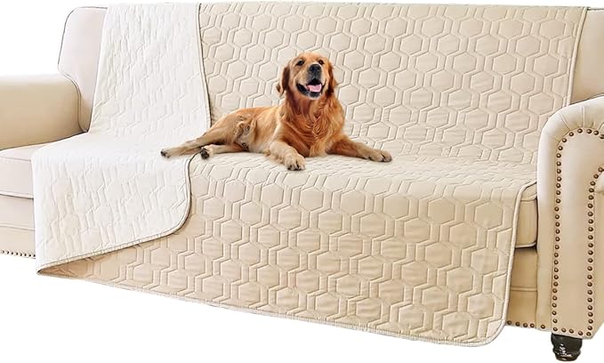 Waterproof and Non-Slip Dog Bed Cover and Pet Blanket Sofa Pet Bed Mat ，car by TcksstexFauxFurDogBedCover