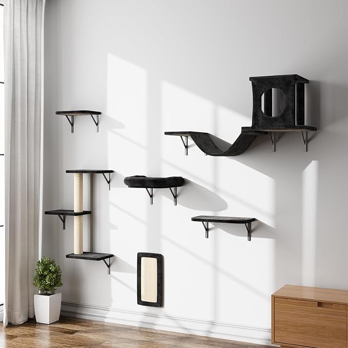 NUNU LAB Cat Wall Shelves, Indoor Cat Furniture - Image 2