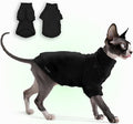 Fleece Sphynx Cat Clothes Soft Hairless Cat Clothes Pullover Cat Sweater by JLWarmPaws