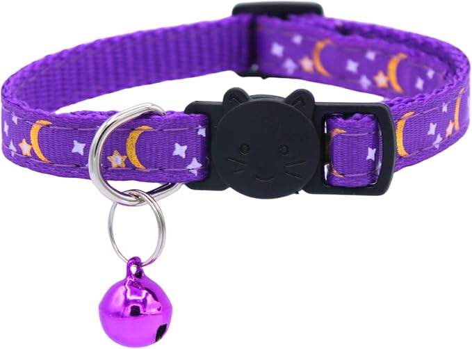 Set of 2: KioKatt Celestial Nylon Cat Collars - Image 4