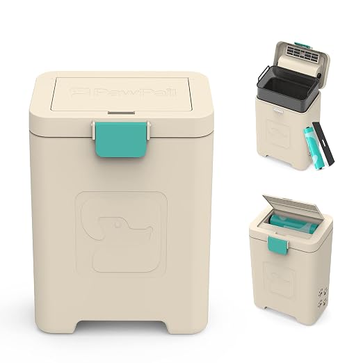 PawPail Pet Waste Station with Activated Carbon Filter and DualVent Odor Control by PawPail