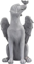 Angel Figurine Memorial Pet Puppy Dog Butterfly Stone Statue by Holiberty