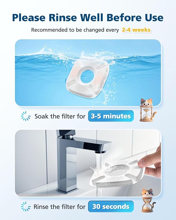 50 Pcs Cat Water Fountain Filters - Image 7