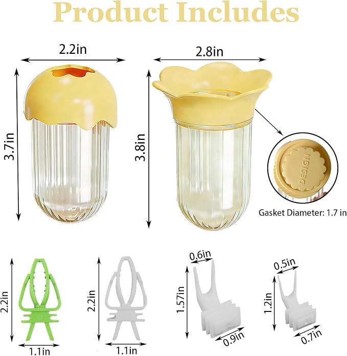 7 PCS Bird Cage Feeder for Vegetable Millet Holder Cage Accessories - Image 2