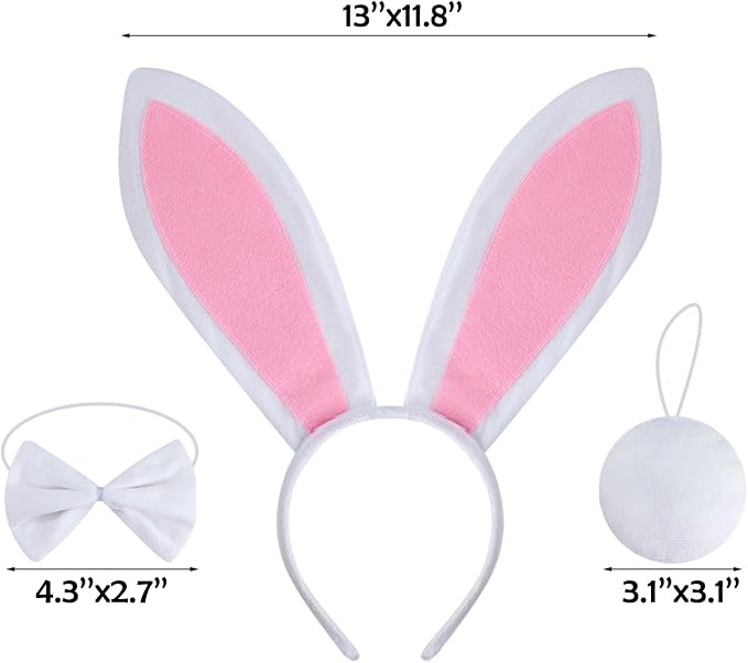 Lionheart glory 3 Pack Easter Day Dog Headband Bunny Rabbit Ear Dogs Headwear - Image 3