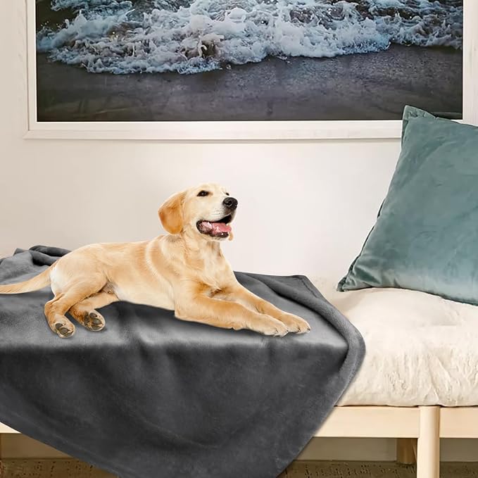 Onarway Dog Blanket Washable for Bed: 2 Packs Dog Blankets 40”x47” - Image 7