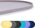 100% Waterproof 0.5" Raised Edge BPA Free Silicone Dog Food Mat, Pet Cat by Yacee