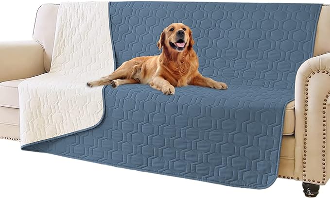Waterproof and Anti-Slip Dog Bed Cover and Pet Blanket Sofa Pet Bed Mat ，car by TcksstexFauxFurDogBedCover