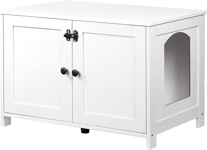 HOOBRO Litter Box Enclosure, Cat Litter Box Furniture by HOOBRO