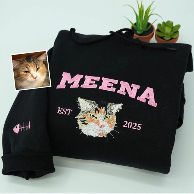 COUPLEHOODIES Custom Dog Portrait Sweatshirt from Photo – Personalized Pet - Image 6