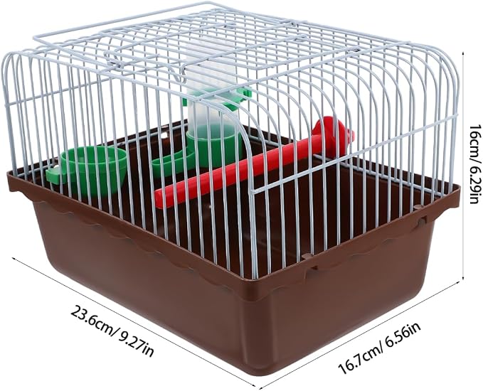 BESPORTBLE Portable Bird Cage for Lovebirds Spacious Travel Carrier - Image 4