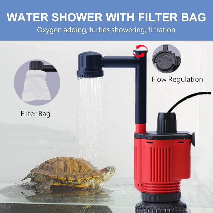 Aquarium Gravel Cleaner Siphon Kit, 6 in 1 Automatic Fish Tank Cleaning Tools - Image 5